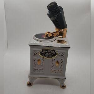 EZRA BROOKS PHONOGRAPH 1970  GENUINE HERITAGE CHINA *EMPTY* WHISKEY DECANTER
